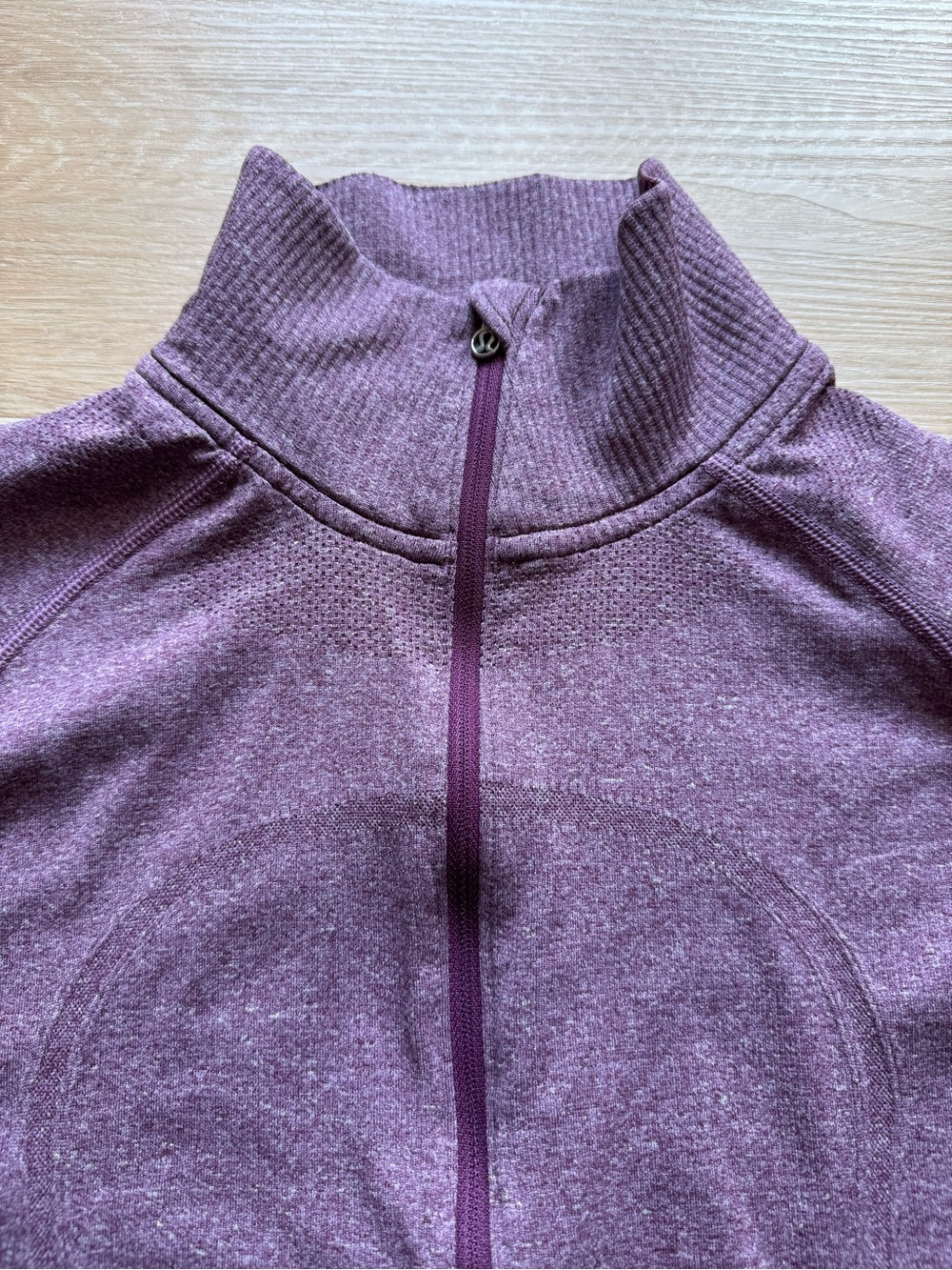 lululemon athletica Heather Plum Half‑Zip Pullover - Picture 9 of 10
